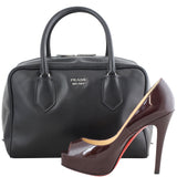 Prada Soft Leather Medium Inside Bag Scale