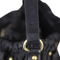 Prada Soft Leather Top Handle Tote Corner