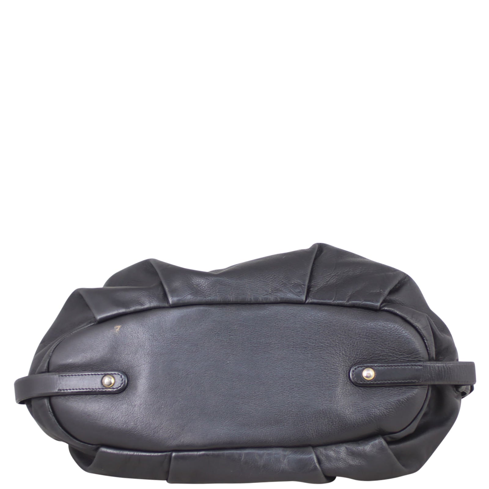 Prada Soft Leather Top Handle Tote Base