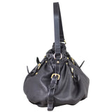 Prada Soft Leather Top Handle Tote Side