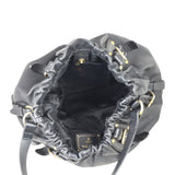 Prada Soft Leather Top Handle Tote Whole interior