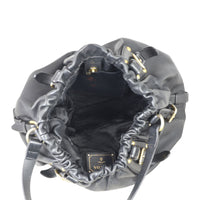 Prada Soft Leather Top Handle Tote Whole interior