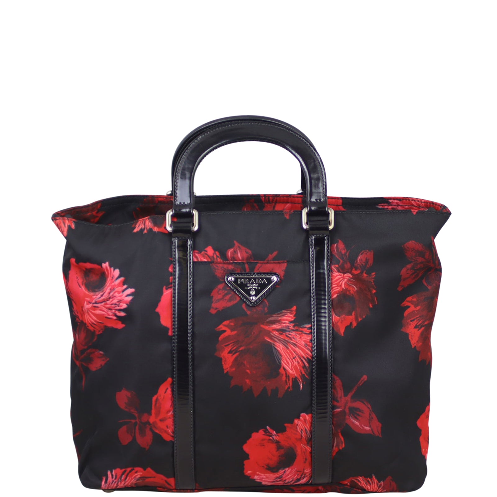 Prada Tessuto 2Way Tote Rose Front