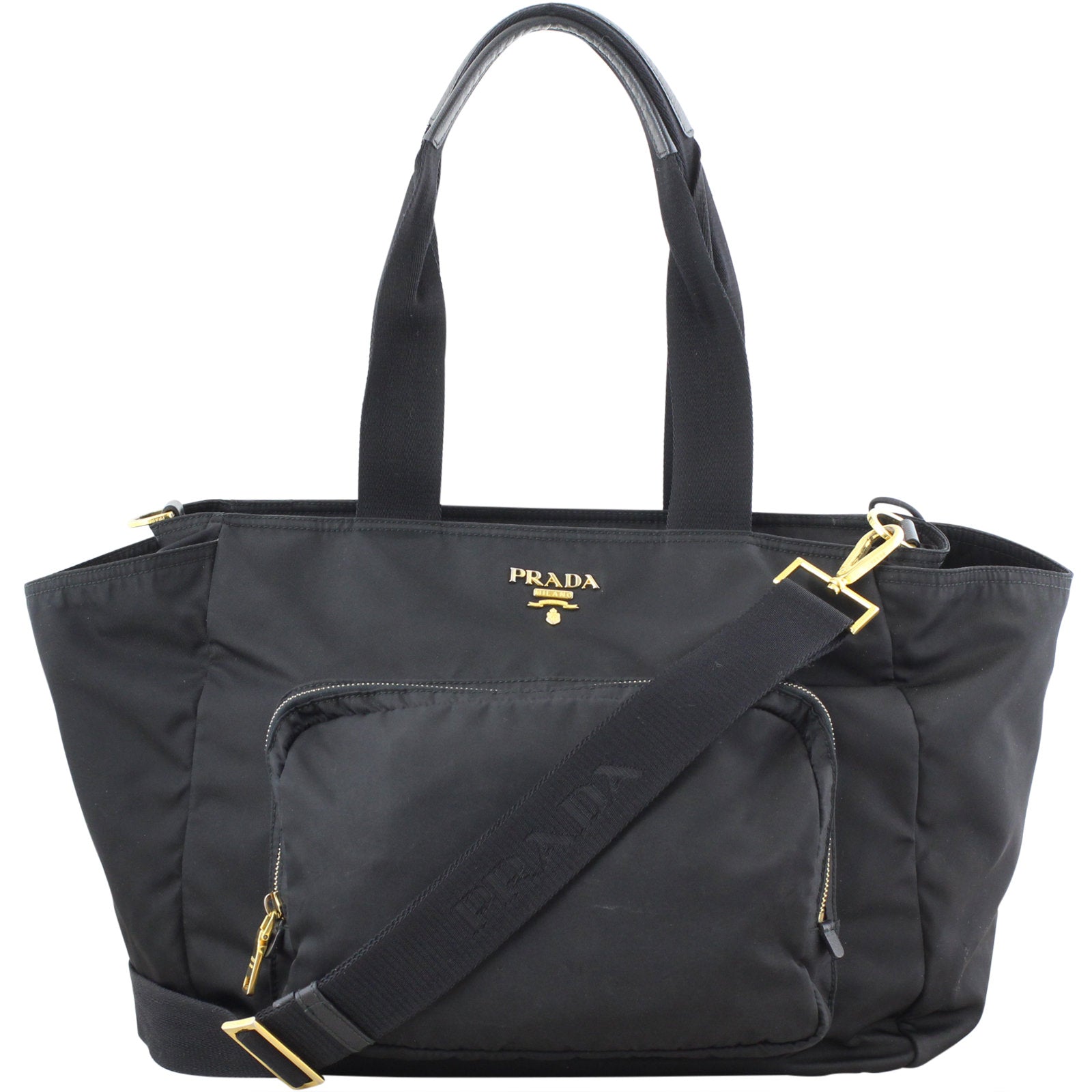 Prada Tessuto Baby Bag Front Strap