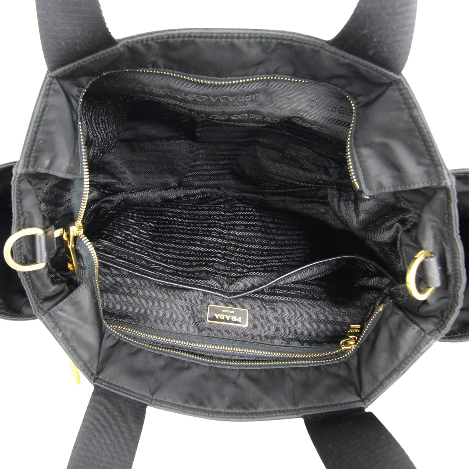 Prada Tessuto Baby Bag Interior
