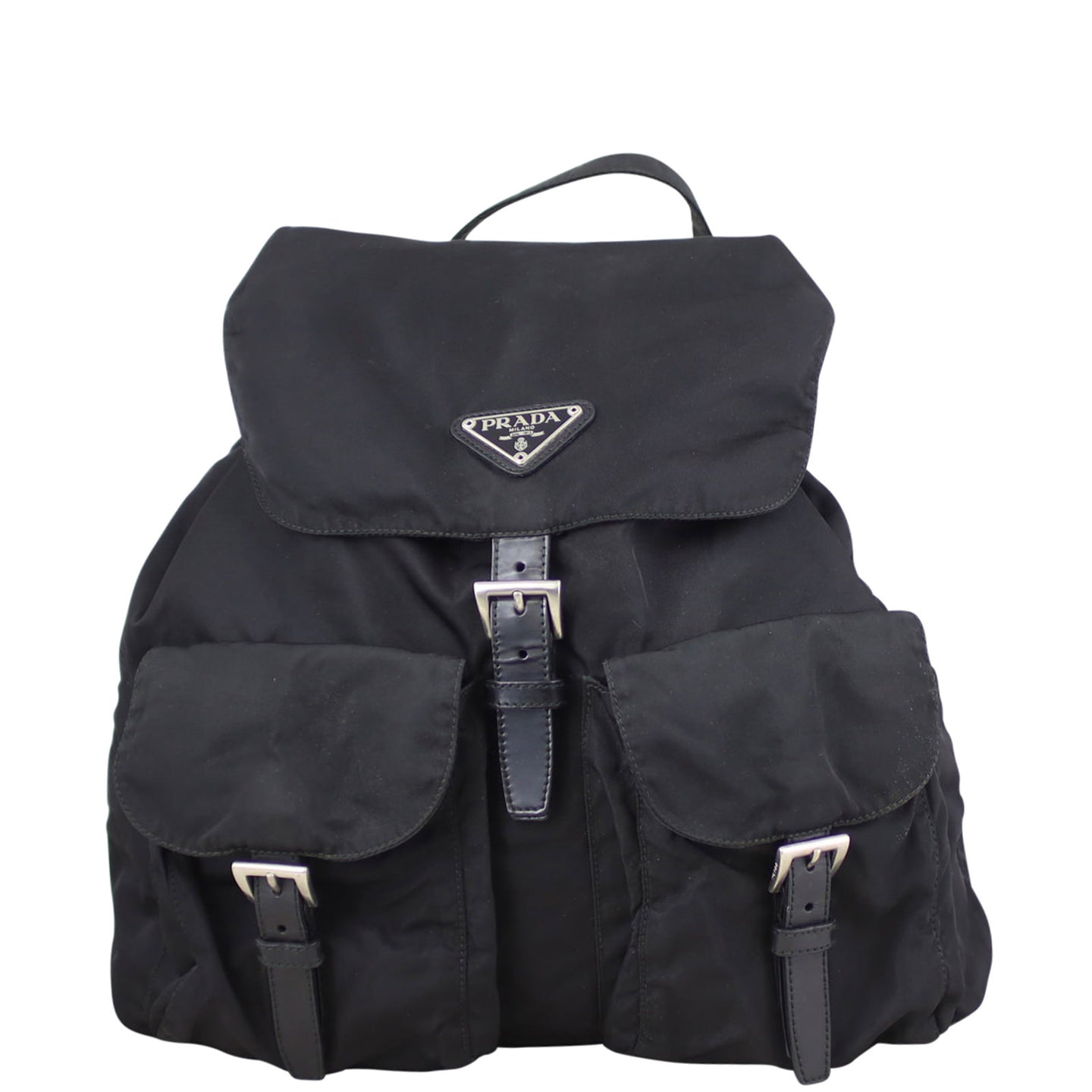 Prada Tessuto Drawstring Backpack Front
