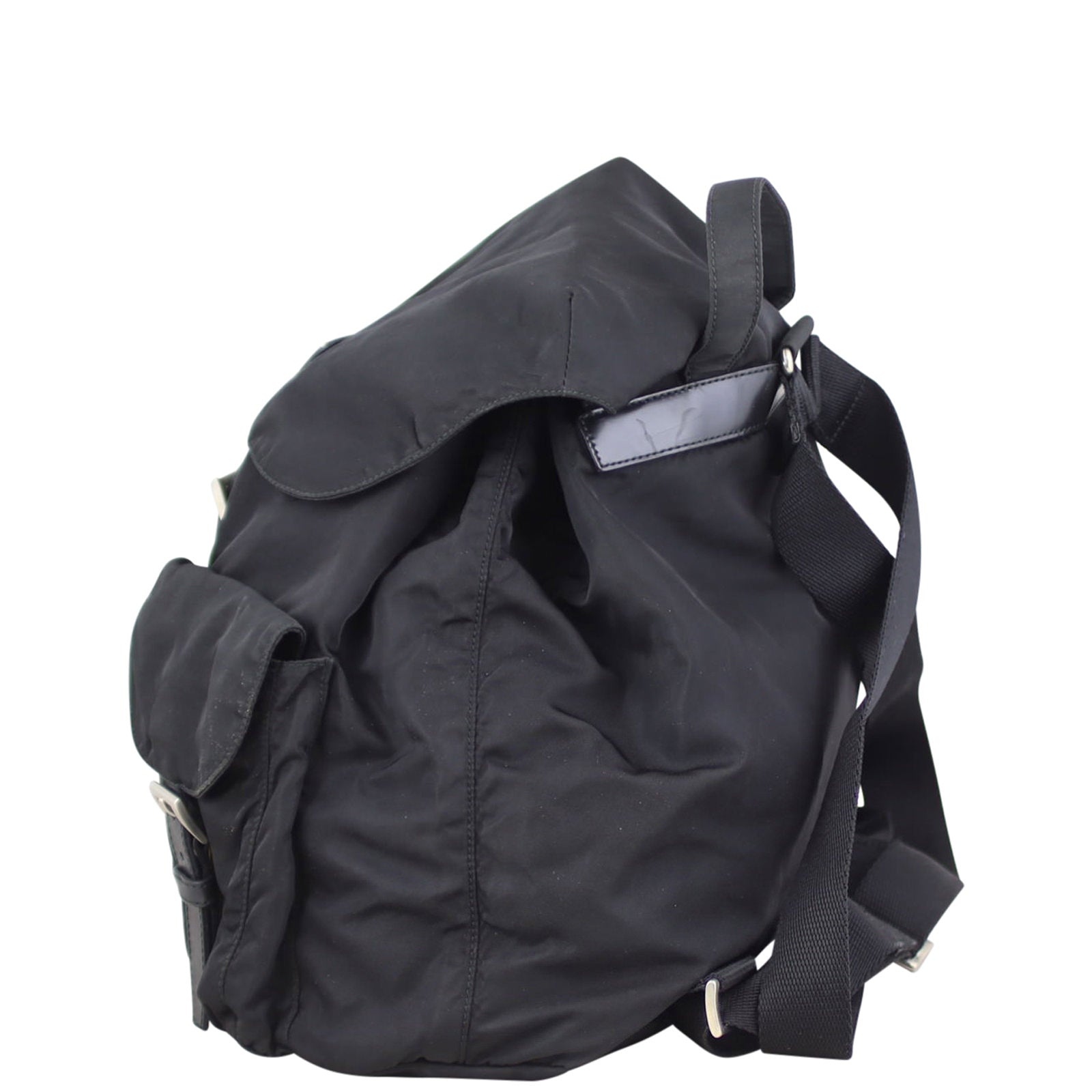 Prada Tessuto Drawstring Backpack Right