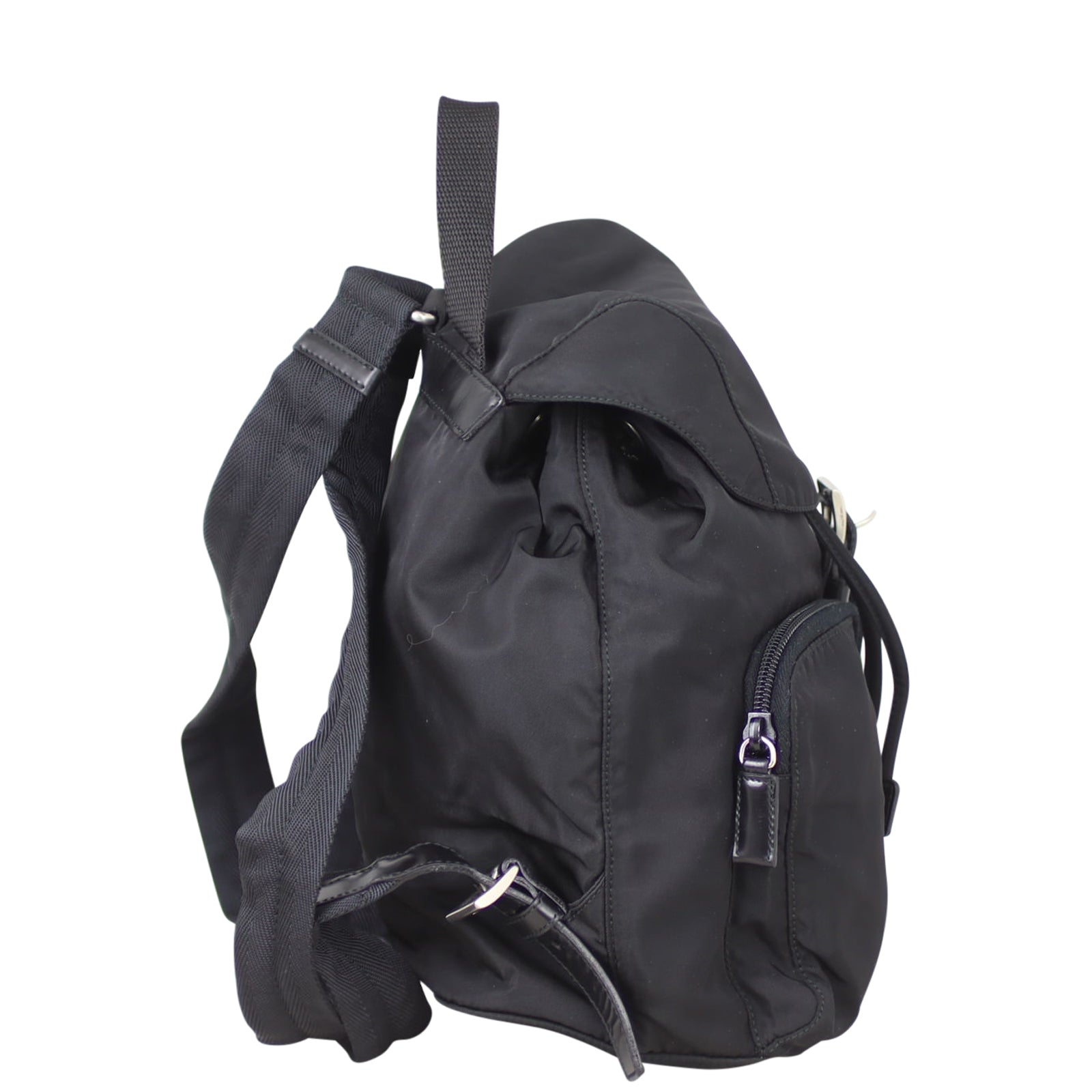 Prada Tessuto Backpack Side