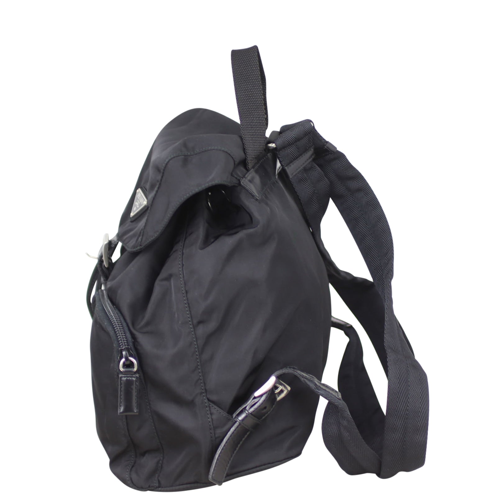 Prada Tessuto Backpack Side