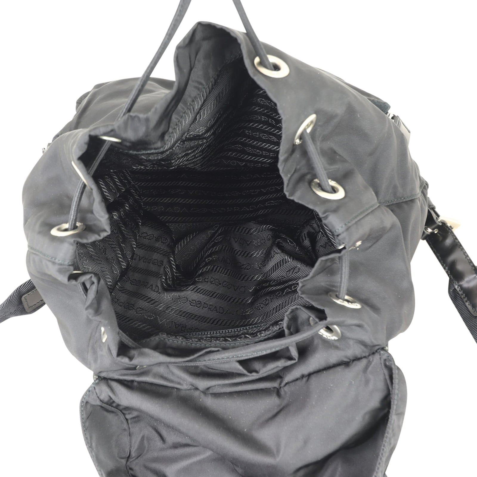Prada Tessuto Backpack Whole interior