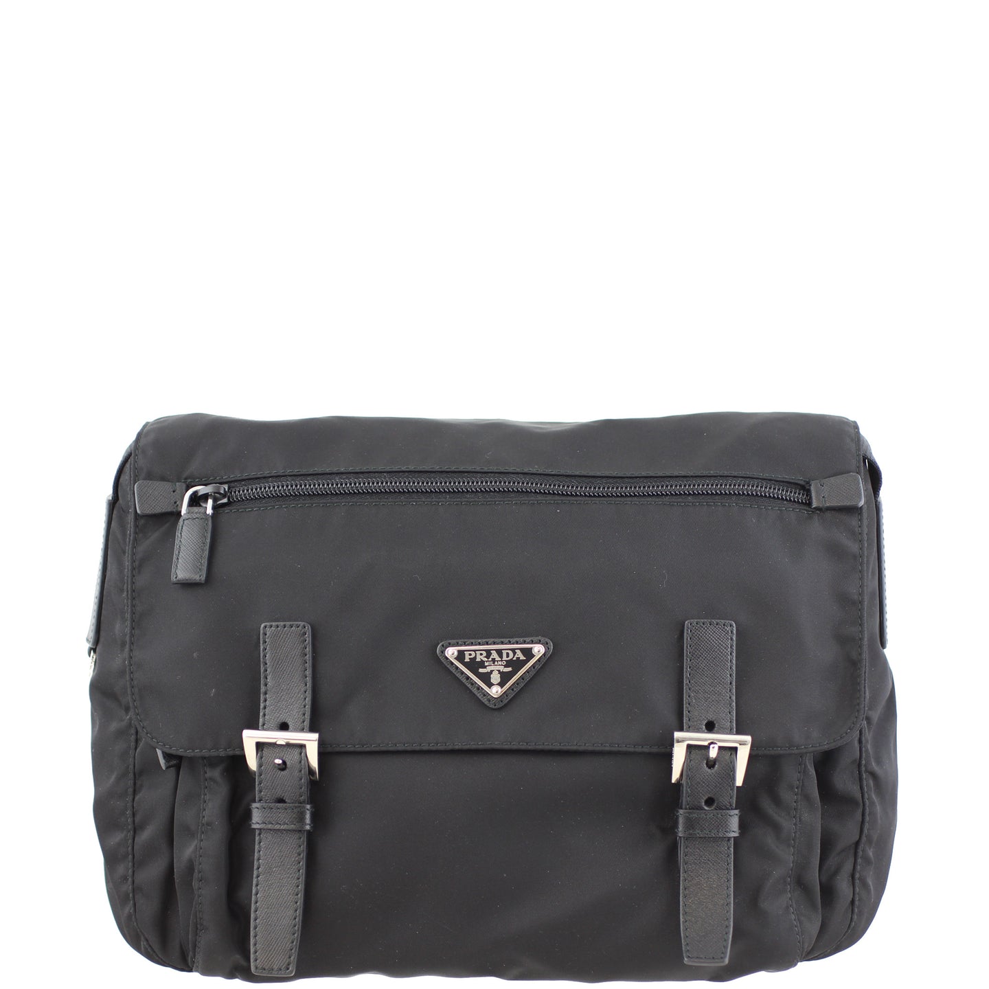 Prada Tessuto Messenger Bag Front