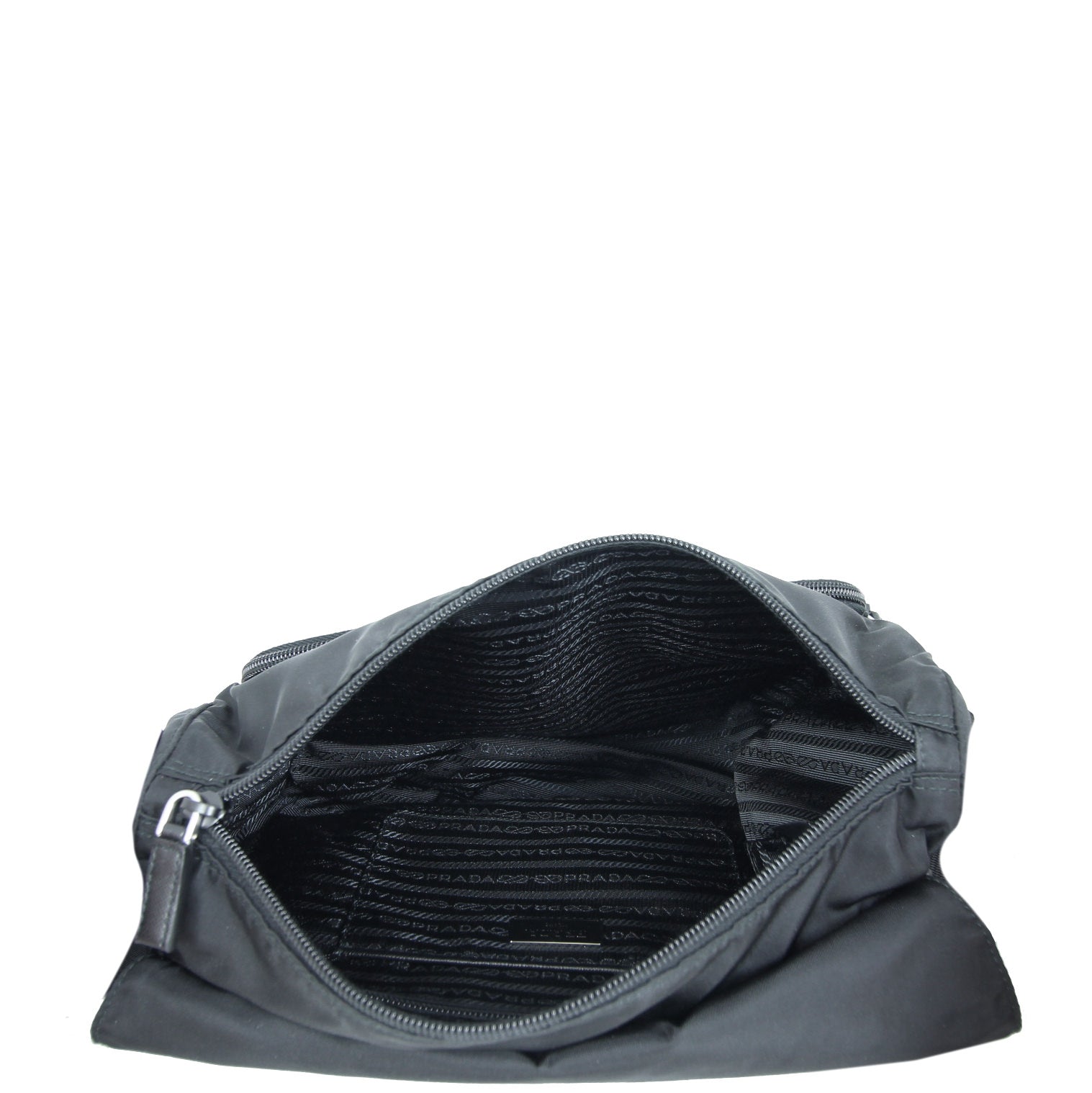 Prada Tessuto Messenger Bag Interior