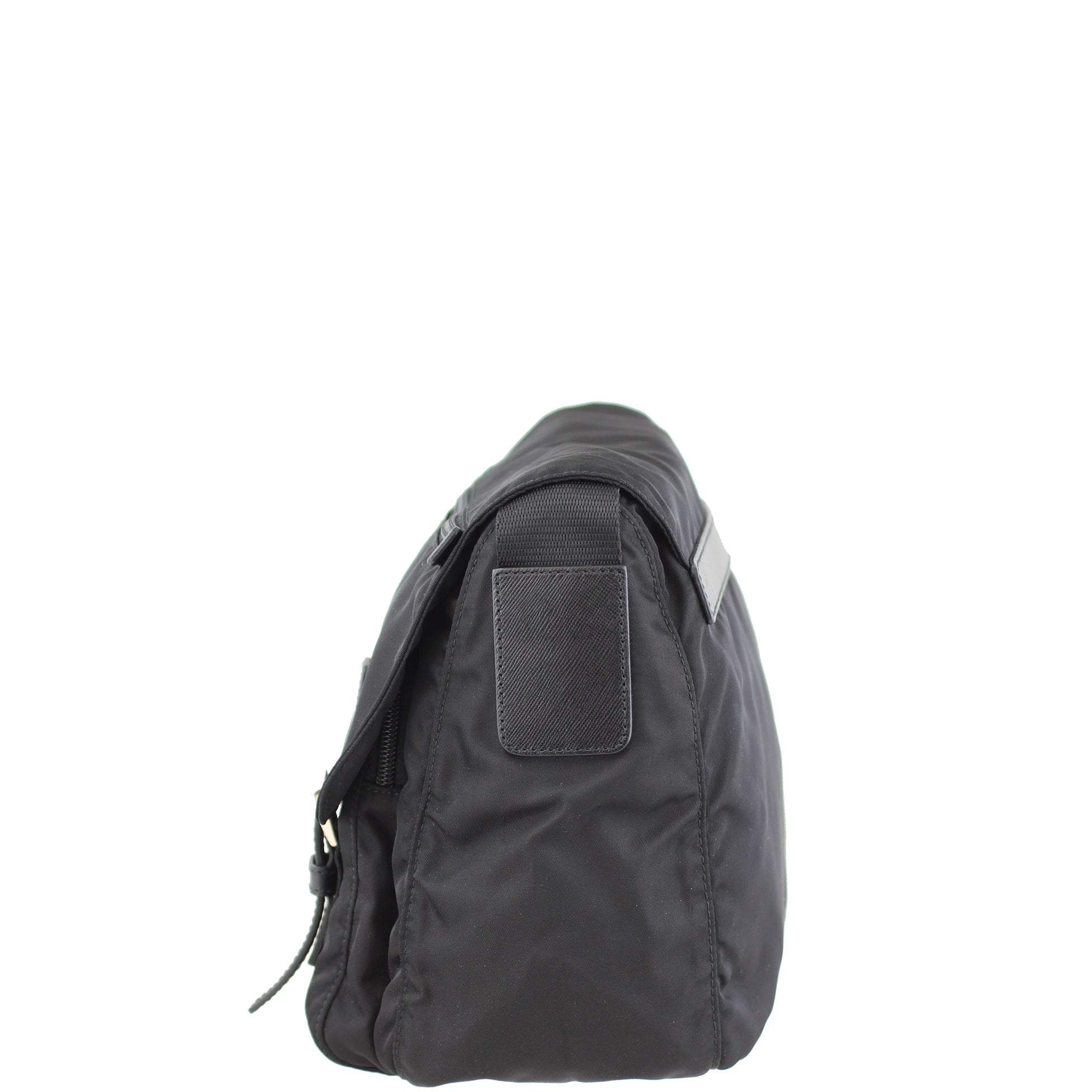 Prada Tessuto Messenger Bag Left