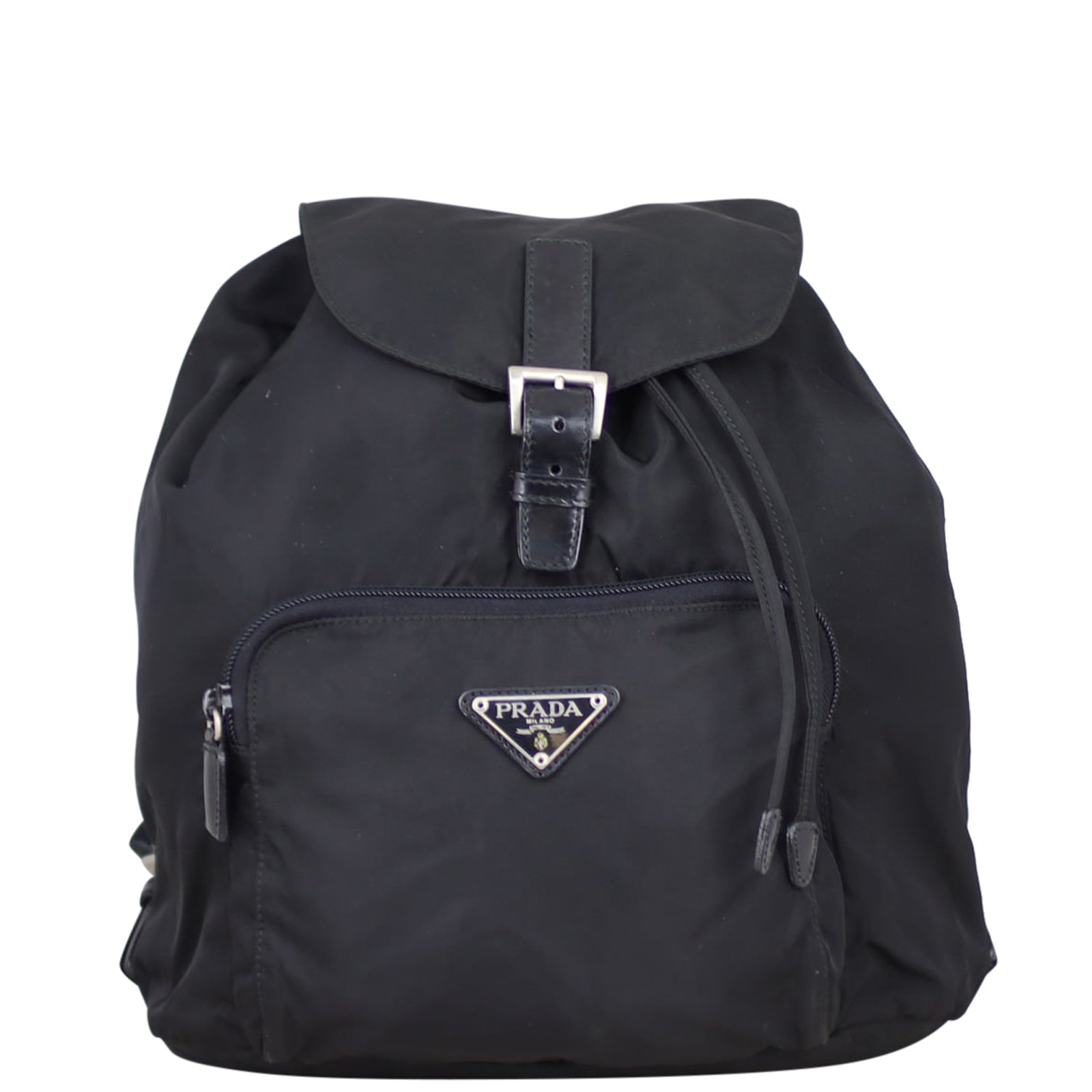 Prada Tessuto Drawstring Backpack Front