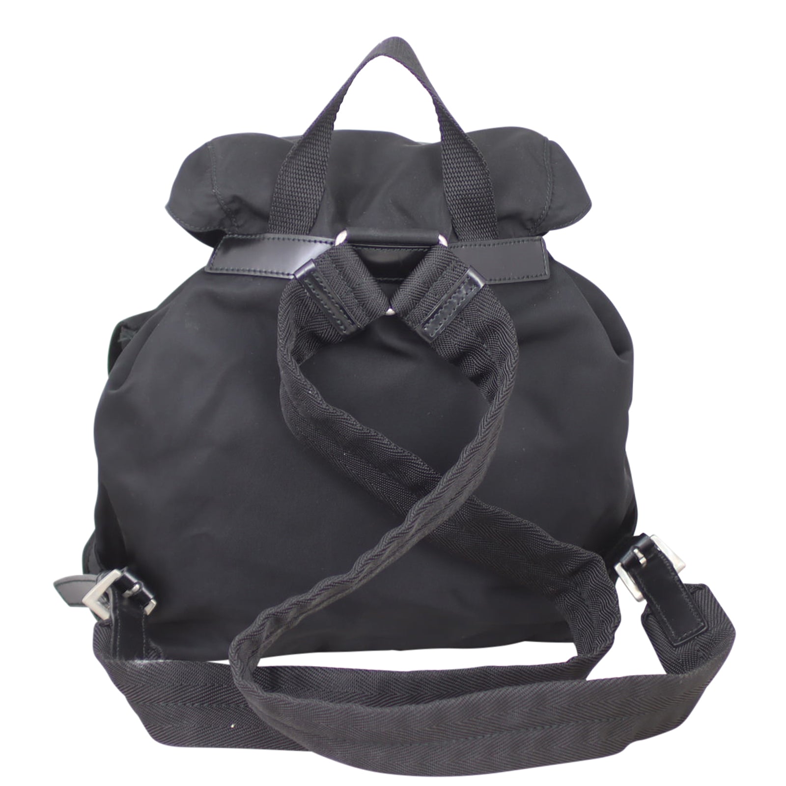 Prada Tessuto Drawstring Backpack Back