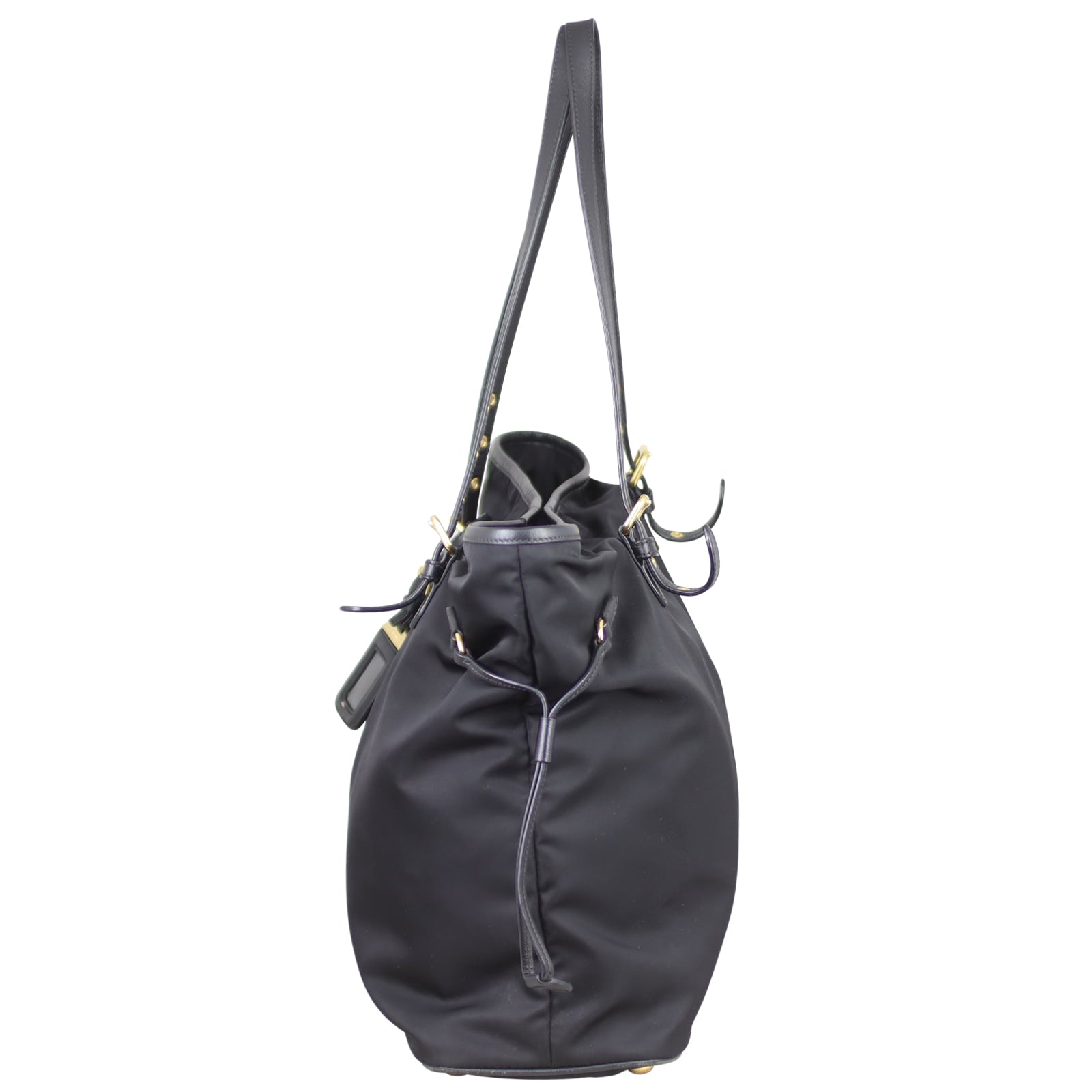 Prada Tessuto Shopping Tote Side