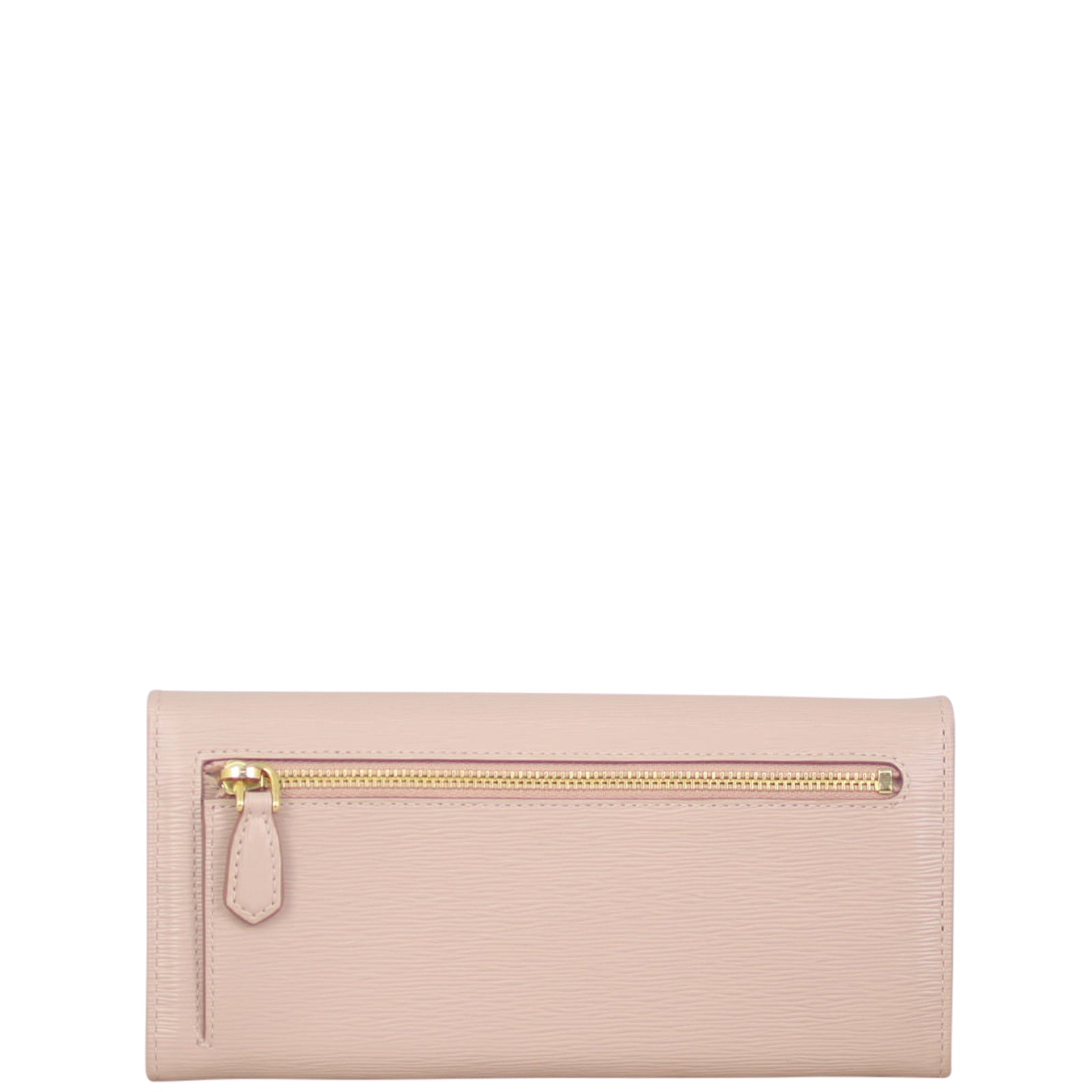 Prada Textured Continental Wallet Back