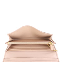 Prada Textured Continental Wallet Whole interior