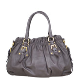 Prada Top Handle Gathered Tote Back