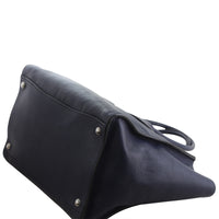 Prada Twin Pocket Glace Calfskin Tote Corner