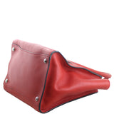 Prada Twin Pocket Glace Calfskin Tote Corner