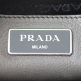 Prada Twin Pocket Glace Calfskin Tote Stamp