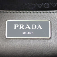 Prada Twin Pocket Glace Calfskin Tote Stamp
