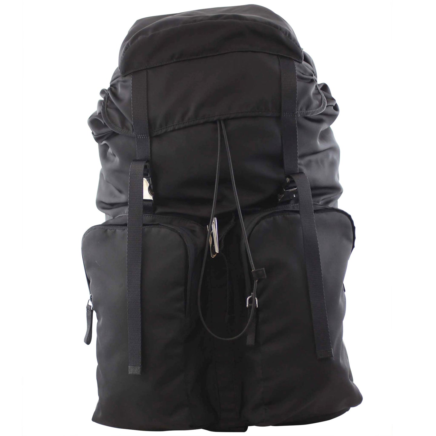 Prada Tessuto Two Pocket Backpack Front