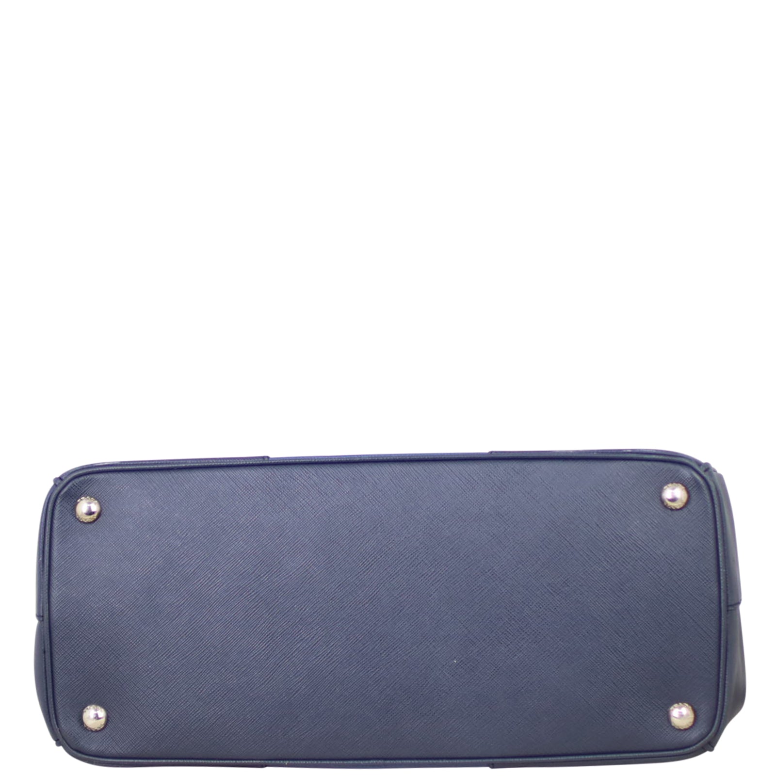 Prada Two Tone Saffiano Lux Galleria Double Zip Tote Base