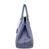 Prada Two Tone Saffiano Lux Galleria Double Zip Tote Side