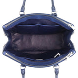 Prada Two Tone Saffiano Lux Galleria Double Zip Tote Whole interior