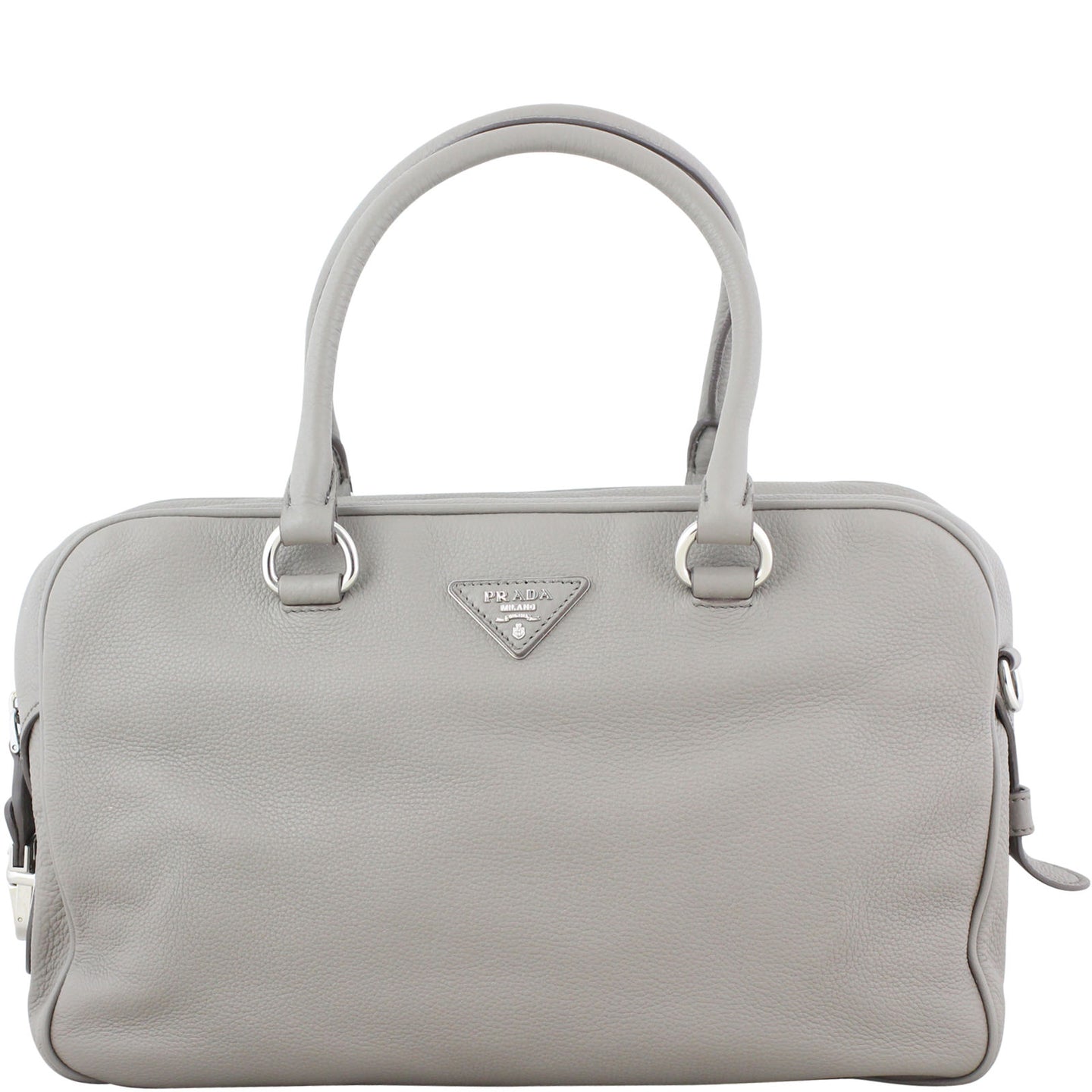Prada Vitello Daino Bauletto Bag Front