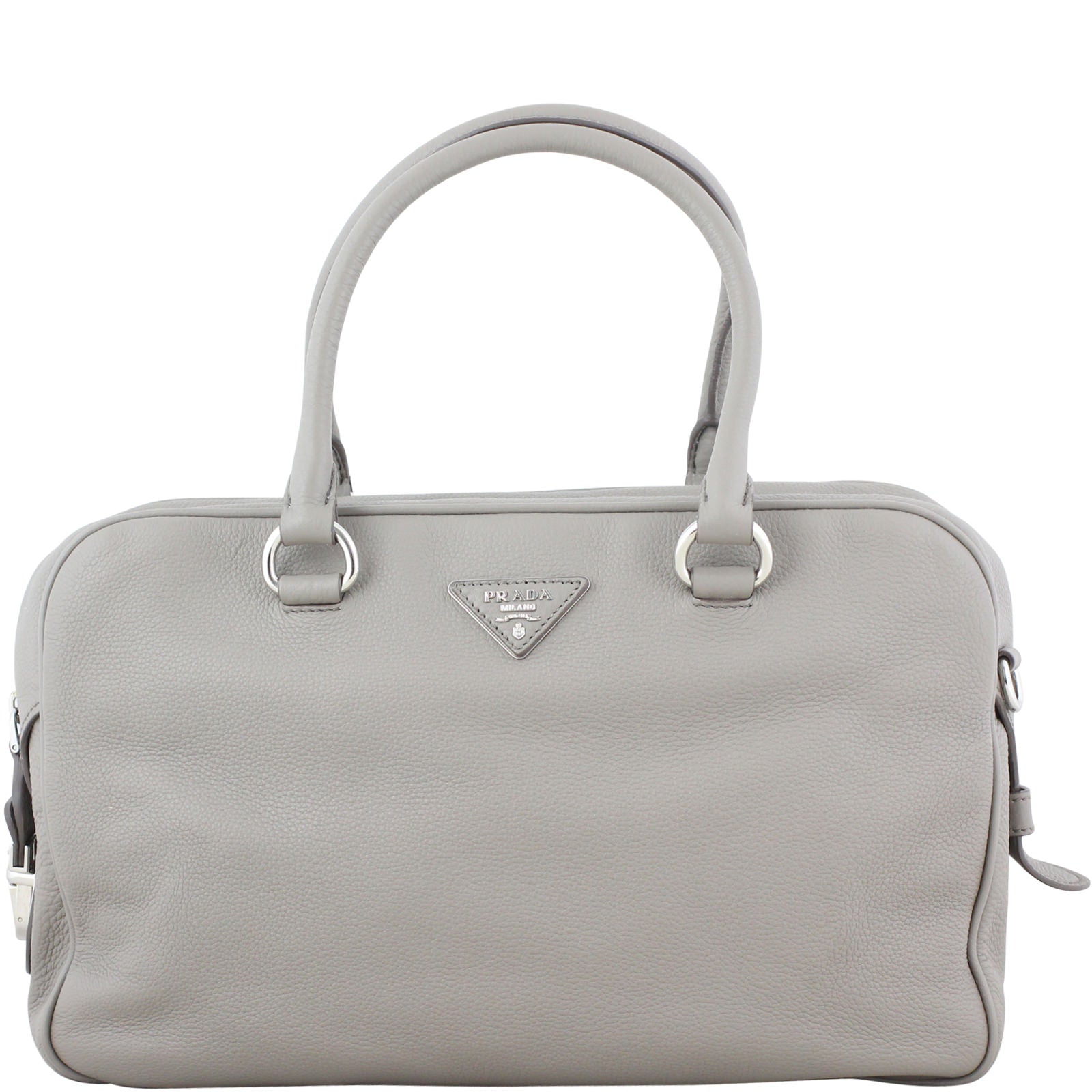Prada Vitello Daino Bauletto Bag Front