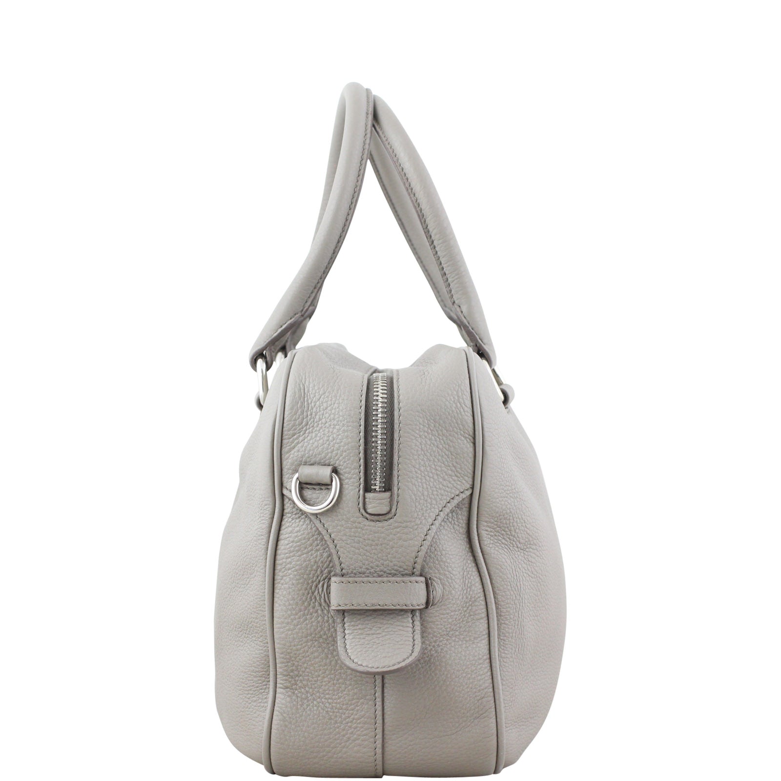 Prada Vitello Daino Bauletto Bag Left