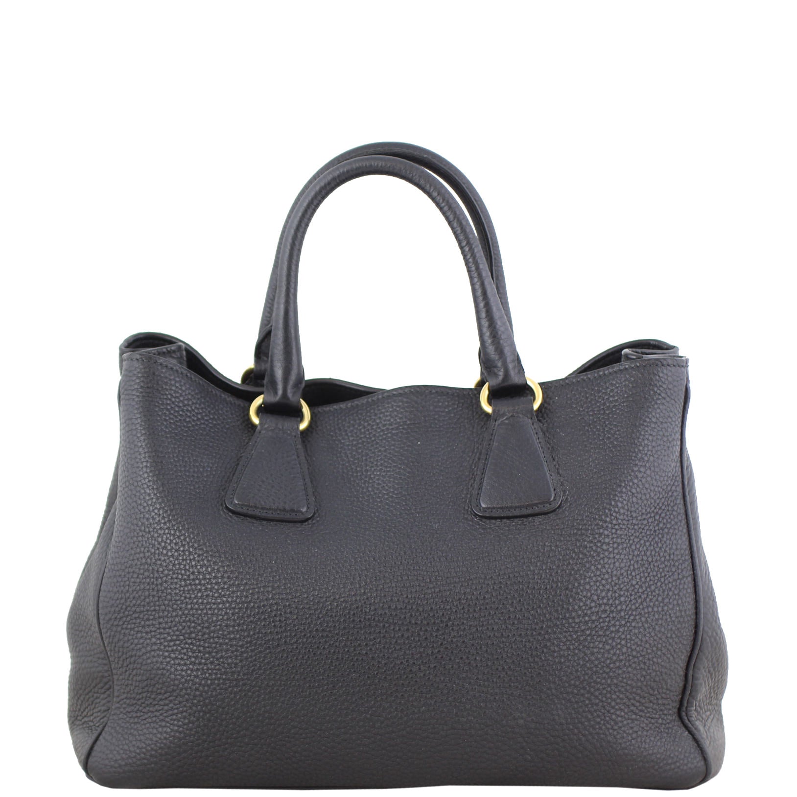 Prada Vitello Daino Bauletto Tote Back