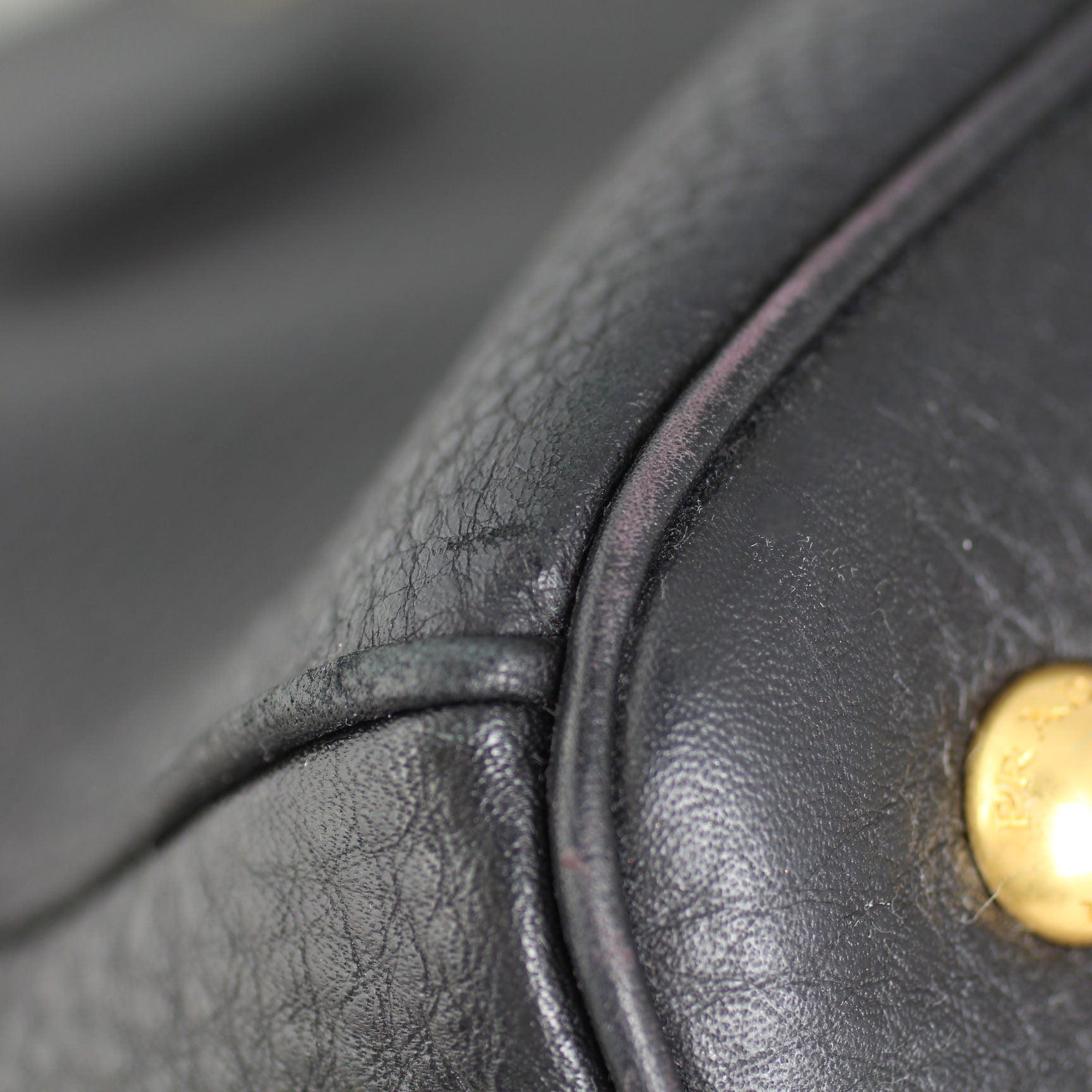 Prada Vitello Daino Bauletto Tote Edge