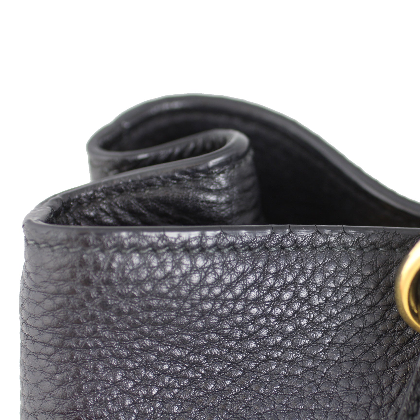 Prada Vitello Daino Bauletto Tote Top