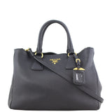 Prada Vitello Daino Bauletto Tote Front
