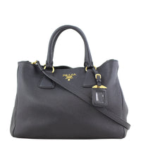 Prada Vitello Daino Bauletto Tote Front