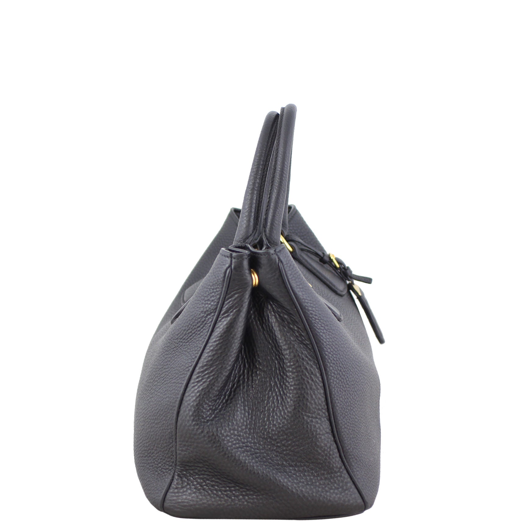 Prada Vitello Daino Bauletto Tote Right