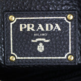 Prada Vitello Daino Bauletto Tote Stamp