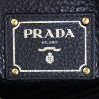 Prada Vitello Daino Bauletto Tote Stamp