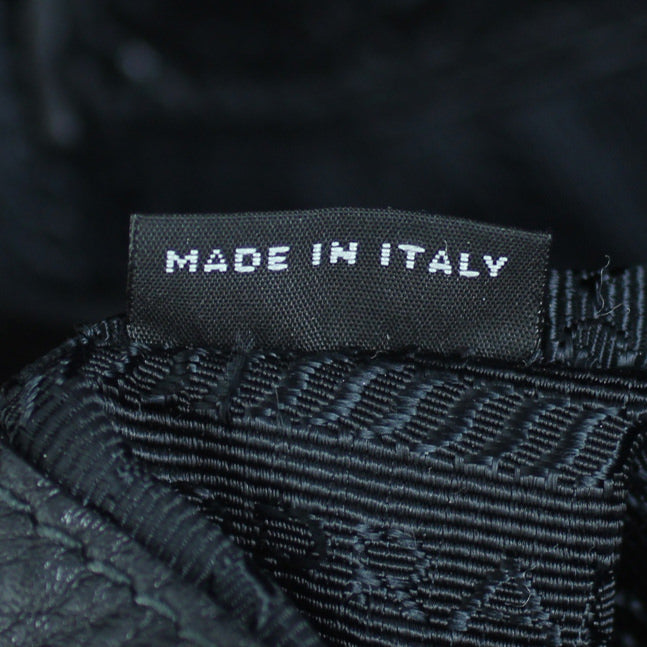 Prada Vitello Daino Bauletto Tote Stamp