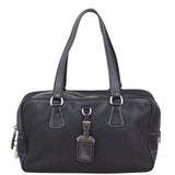 Prada Vitello Daino Contrast Stitch Bowler Front