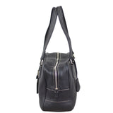 Prada Vitello Daino Contrast Stitch Bowler Side