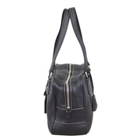 Prada Vitello Daino Contrast Stitch Bowler Side