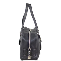 Prada Vitello Daino Contrast Stitch Bowler Side