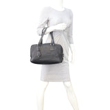 Prada Vitello Daino Contrast Stitch Bowler Mannequin