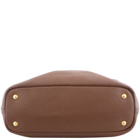 Prada Vitello Daino Expandable Shopper Tote base