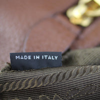 Prada Vitello Daino Expandable Shopper Tote tag